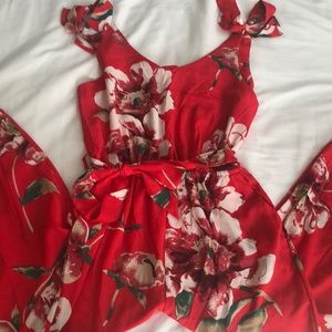 NWT Floral Jumpsuit
